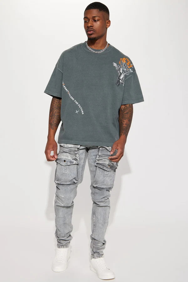 Stay United Oversized Short Sleeve Tee