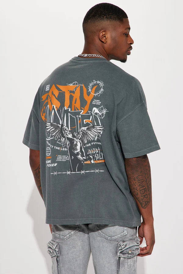 Stay United Oversized Short Sleeve Tee