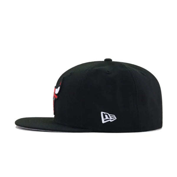 Chicago Bulls Black New Era 59Fifty Fitted